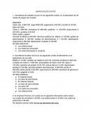 Costos y presupuestos. Otros costos y gastos