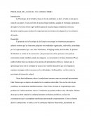 PSICOLOGIA DE LA GESTAL Y EL CONDUCTISMO