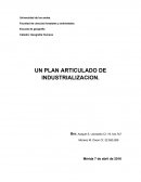UN PLAN ARTICULADO DE INDUSTRIALIZACION.