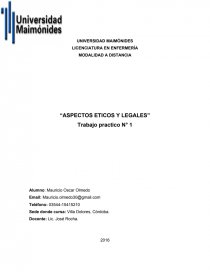 Aspectos eticos y legales. Página 1