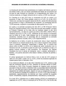 RESUMEN DE INFORME DE COYUNTURA ECONÓMICA REGIONAL