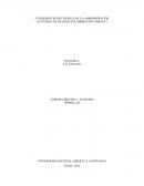 FUNDAMENTACION TEORICA DE LA ADMINISTRACIÒN