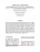 Cambios fisicos y quimicos.