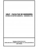 ANÁLISIS DE ALTERNATIVAS PARA LA LOCALIZACIÓN DE UNA PRESA
