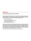 CASO PRÁCTICO SOBRE EVALUACION DEL DESEMPEÑO