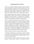 Evasión de impuestos Colombia