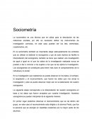 La sociometría es una técnica que se utiliza para la descripción de las relaciones sociales