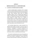 CAPITULO I EMPRESAS DEDICADAS A LA AGROFORESTACIÓN