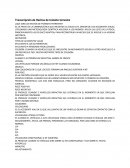Transcripción de Hechos de tránsito terrestre