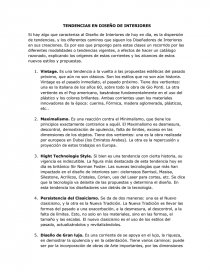 TENDENCIAS EN DISEÑO DE INTERIORES. Página 1