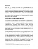 Antecedentes del derecho penal Mexicano.