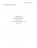 HISTORIA DE LA ADMINISTRACIÓN ADMINISTRACIÓN