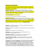 Estadística Descriptiva. Ciencia que estudia una variable observable observada