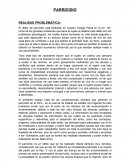 PARRICIDIO REALIDAD PROBLEMÁTICA