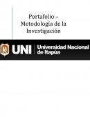 Portafolio – Metodología de la Investigación