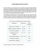 CARACTERÍSTICAS DEL EFLUENTE