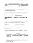 Sucesorio Intestamentario de un ascendiente colateral en 3er grado