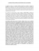La máquina de Turing y el dilema si hay pensamiento real en una computadora.