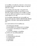 La tecnófilia es la adicción a Internet y a las nuevas tecnologías las cuales han dado origen a un tipo de adicción si drogas.