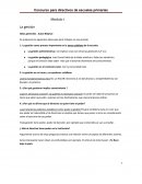 Concurso para directivos de escuelas primarias.