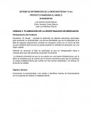 PLANEACIÓN DE LA INVESTIGACION DE MERCADOS.