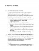 Patrimonio de estado.