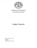 Principios Generales del Derecho. Código tributario