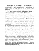 Castoriadis- Seminarios 10 y 17.