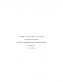 Efectos de las sustancias peligrosas sobre la salud.