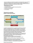 LOGISTICA DE APROVISIONAMIENTO.