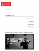 SOLEMNE III Teoria de la comunicación