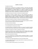 Equilibrio a corto plazo. Equilibrio a corto plazo