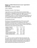 Realizar un Análisis Situacional para el caso “Legal América” (análisis del macro entorno, industria y empresa).