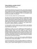 Cuba y Bolivia ¿donde invertir?