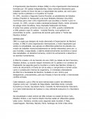 La Organización de las Naciones Unidas.