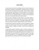 Conclusion de modelo educativo.