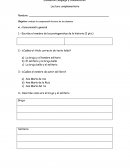 Evaluación Lenguaje y Comunicación. Lectura complementaria