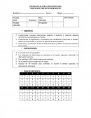 PRUEBA DE LECTURA COMPLEMENTARIA “ALICIA EN EL PAÍS DE LAS MARAVILLAS”