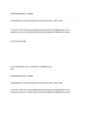 Causas y efectos sociodemograficos de los embarazos en adolescencia 2012 2016