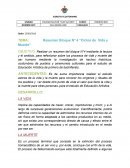 Resumen Bloque N° 4 “Ciclos de Vida y Muerte”