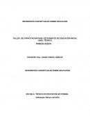 REFERENTES CONCEPTUALES SOBRE EDUCACION.