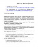 Reflexión del whatsapp