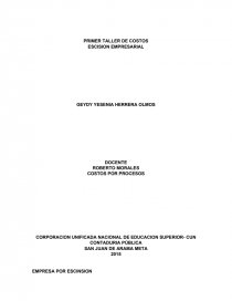 EMPRESA POR ESCINSION. Página 1