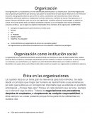 Organizacion Administracion de empresas.