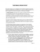 Los Sistemas Operativos.