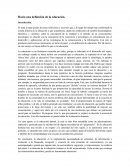 Hacia una definición de la educación UNAM.