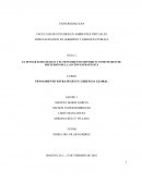 EL PENSAR ESTRATÉGICO Y EL PENSAMIENTO SISTÉMICO, COMO MARCO DE REFLEXIÓN DE LA ACCIÓN ESTRATÉGICA