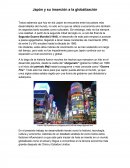 Japón y su inserción a la globalización