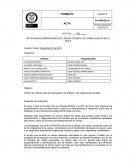 ACTA REUNION EMPRESA INCIGE Y GRUPO TECNICO DE FORMALIZACION (GTF) HUILA