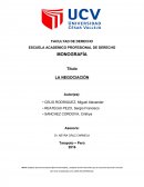 Antecedentes de la negocicion